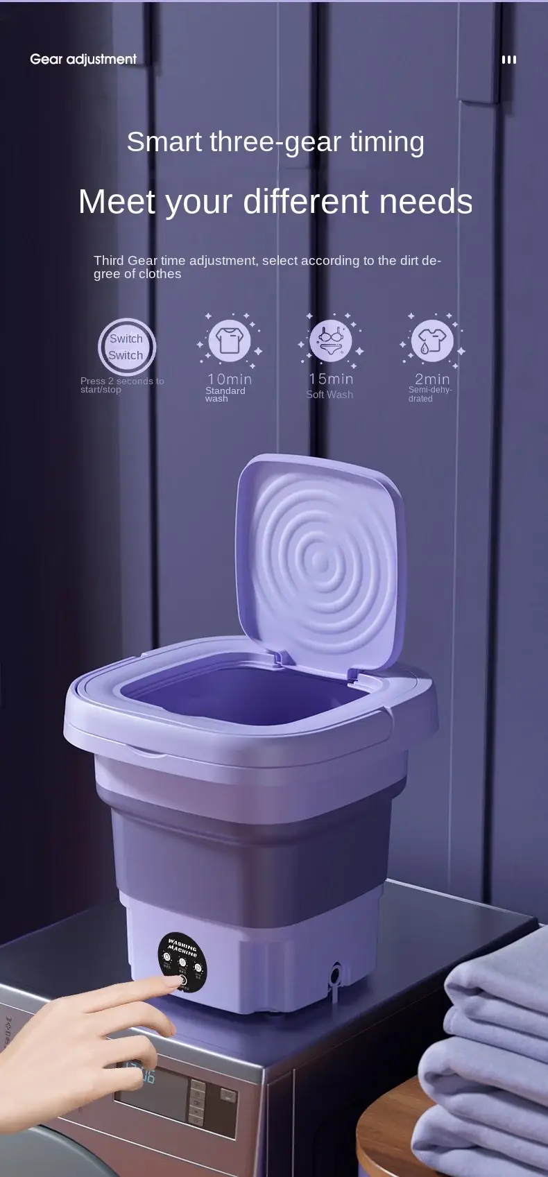 Portable Mini Washing Machine - Image 4