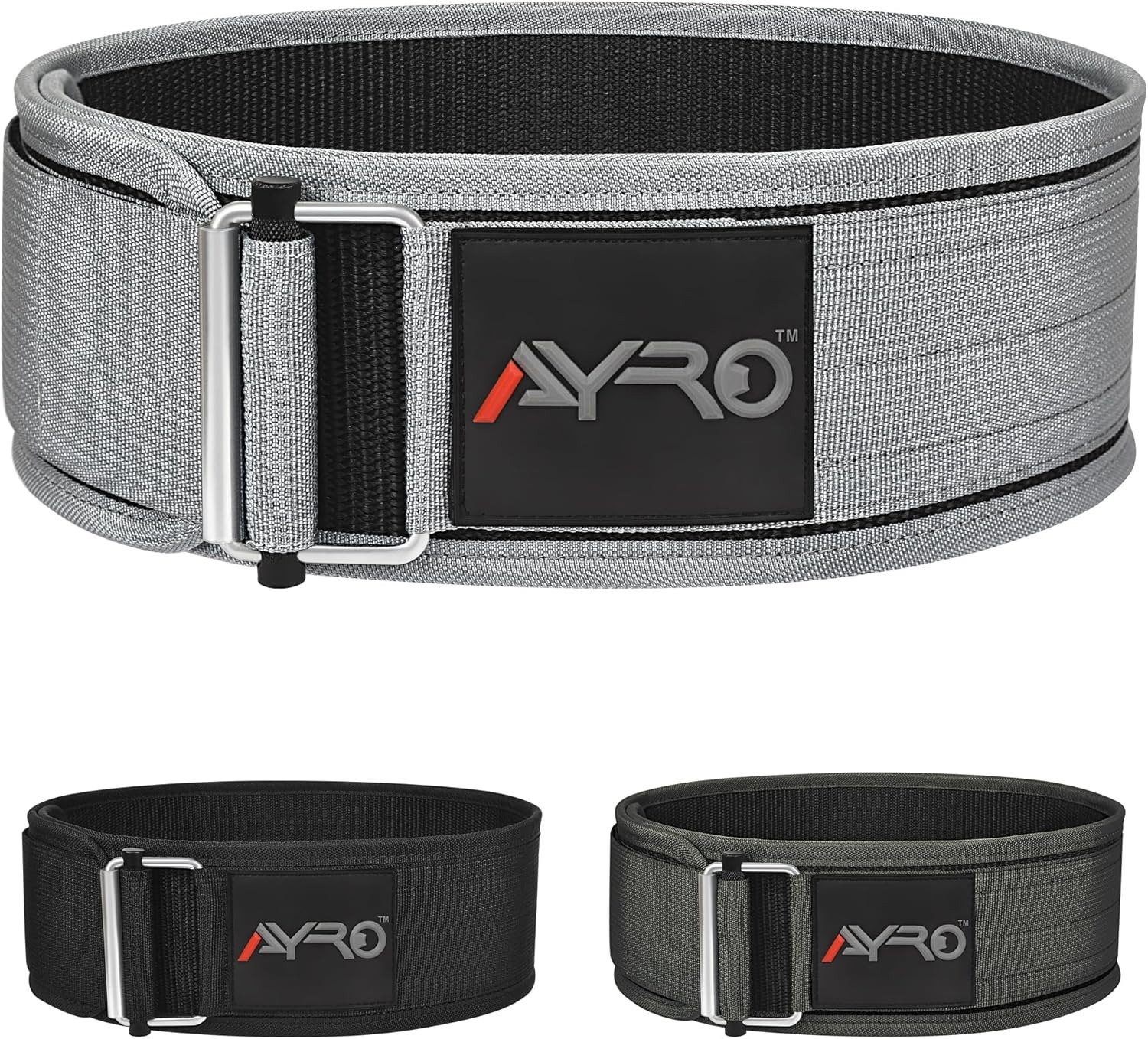 AYRO Self Locking Workout Weight Lifting Gym Belt Extra Large Premium Quality