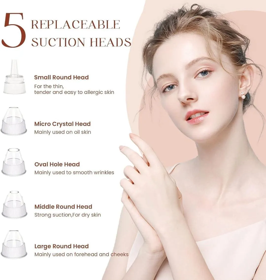 5-in-1 Electric Blackhead Remover USB Rechargeable - Image 3