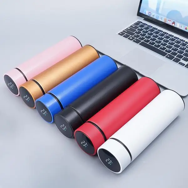 Smart LED Temperature Water Bottle - Stainless Steel Vacuum Thermos Flask for Tea & Coffee - Image 4